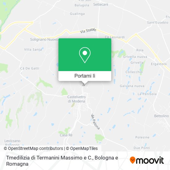 Mappa Tmedilizia di Termanini Massimo e C.