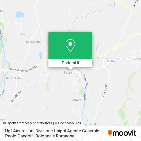Mappa Ugf Aicurazioni Divisione Unipol Agente Generale Paolo Gandolfi