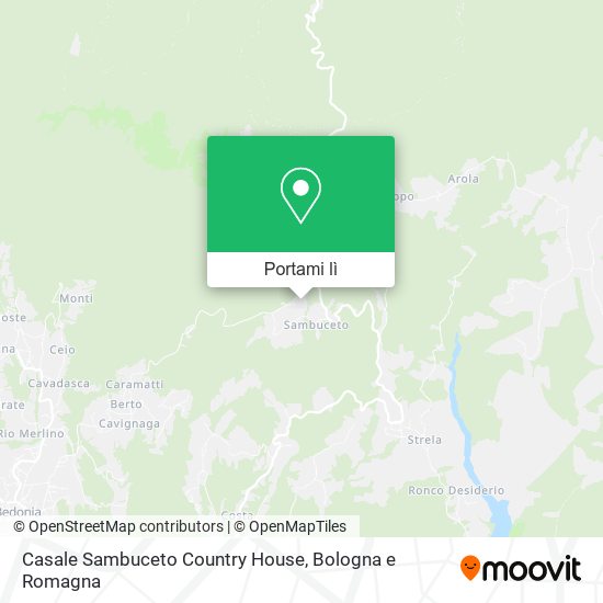 Mappa Casale Sambuceto Country House