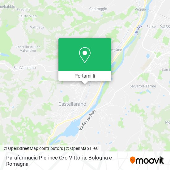 Mappa Parafarmacia Pierince C / o Vittoria