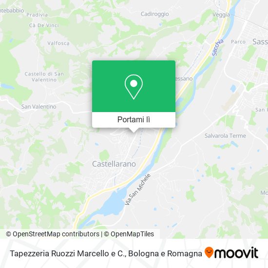 Mappa Tapezzeria Ruozzi Marcello e C.