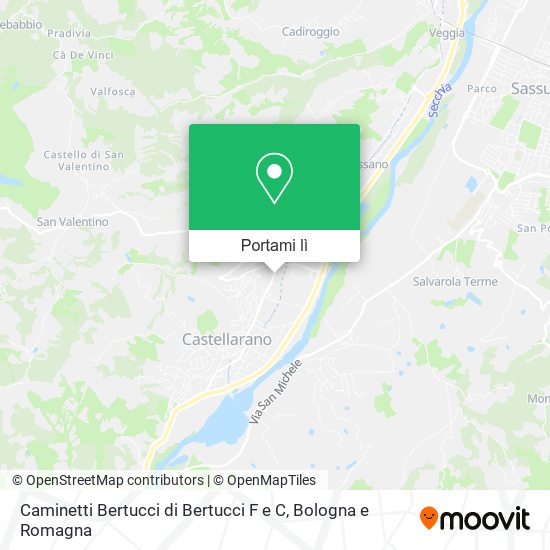 Mappa Caminetti Bertucci di Bertucci F e C