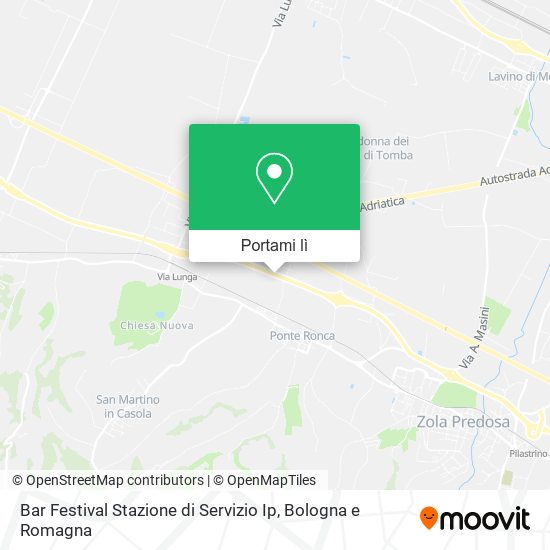 Mappa Bar Festival Stazione di Servizio Ip