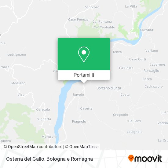 Mappa Osteria del Gallo