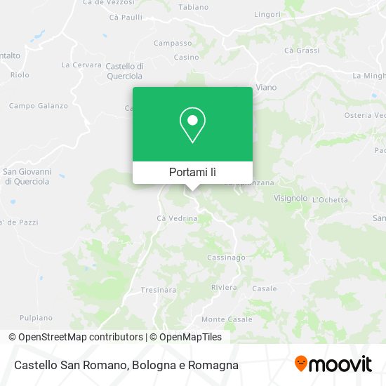 Mappa Castello San Romano