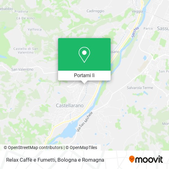 Mappa Relax Caffè e Fumetti