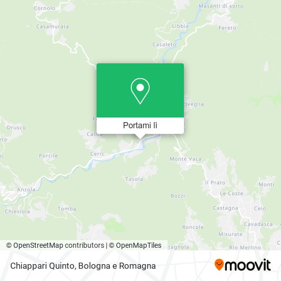 Mappa Chiappari Quinto