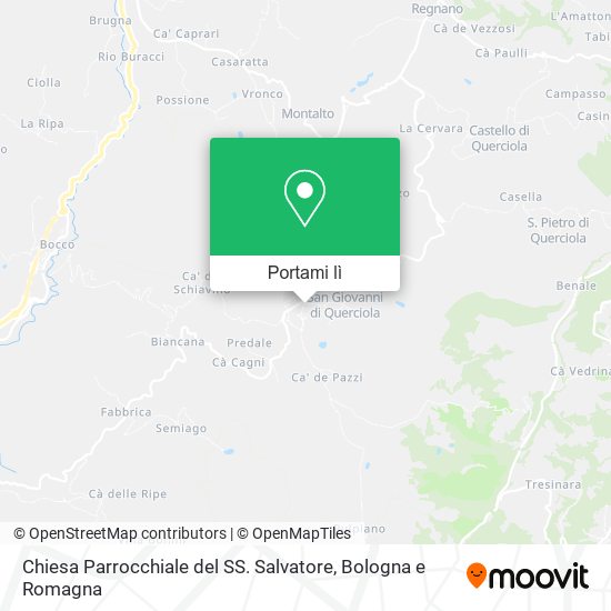 Mappa Chiesa Parrocchiale del SS. Salvatore