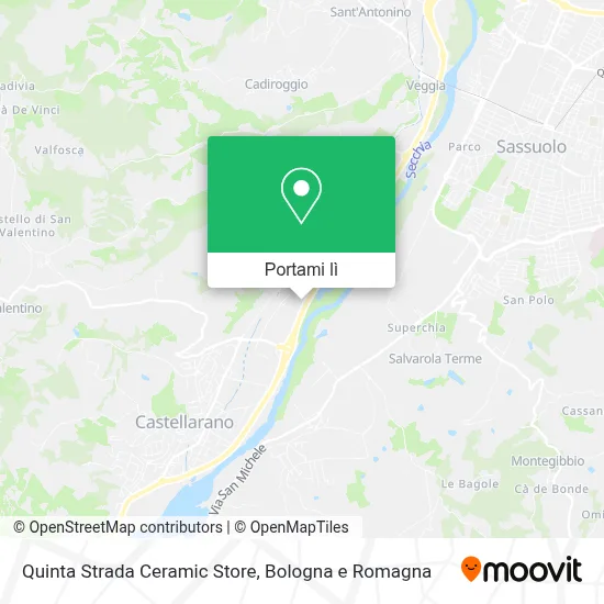 Mappa Quinta Strada Ceramic Store