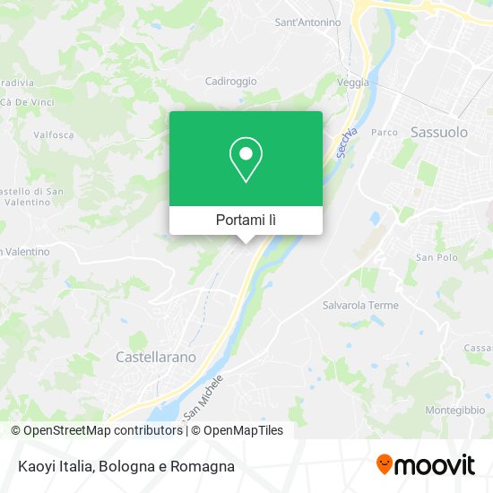 Mappa Kaoyi Italia