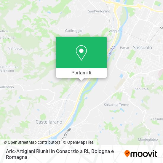 Mappa Aric-Artigiani Riuniti in Consorzio a Rl.