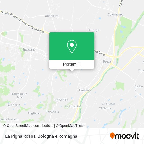 Mappa La Pigna Rossa