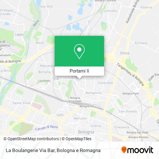 Mappa La Boulangerie Via Bar