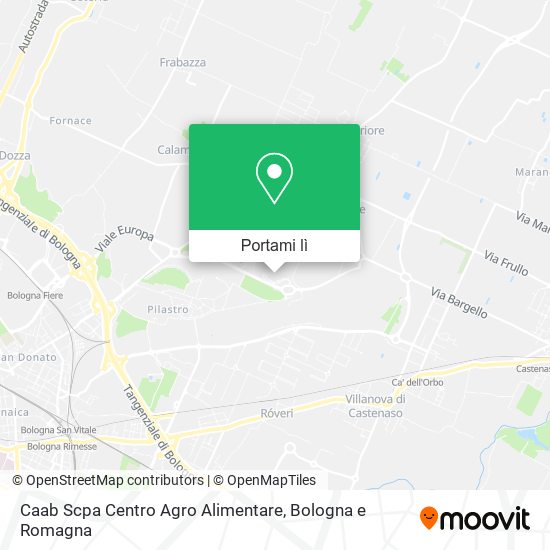 Mappa Caab Scpa Centro Agro Alimentare