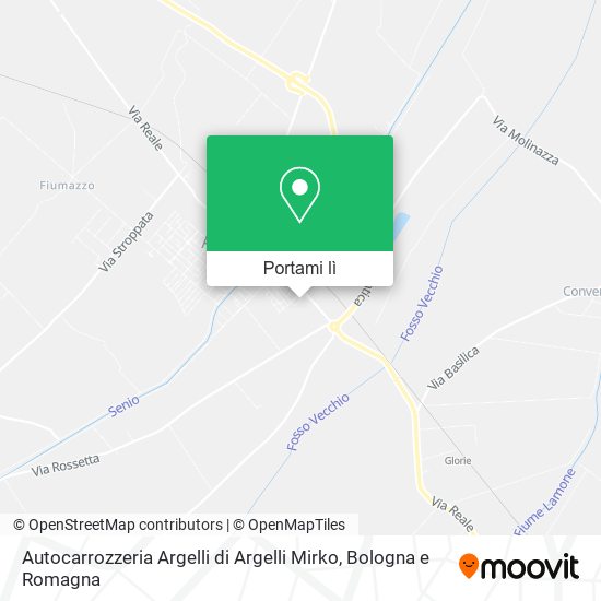 Mappa Autocarrozzeria Argelli di Argelli Mirko