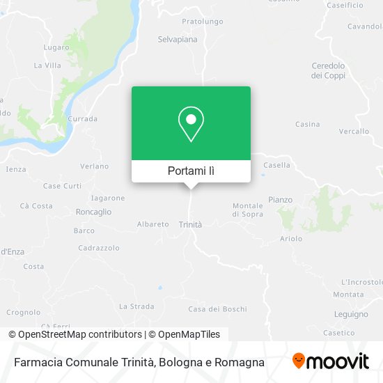 Mappa Farmacia Comunale Trinità