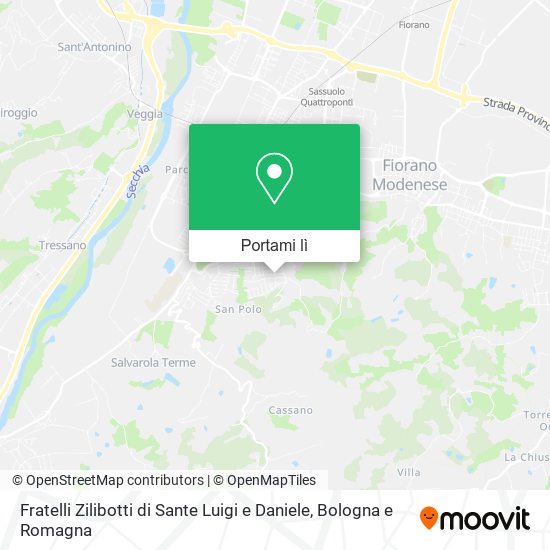 Mappa Fratelli Zilibotti di Sante Luigi e Daniele