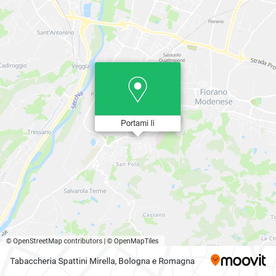 Mappa Tabaccheria Spattini Mirella