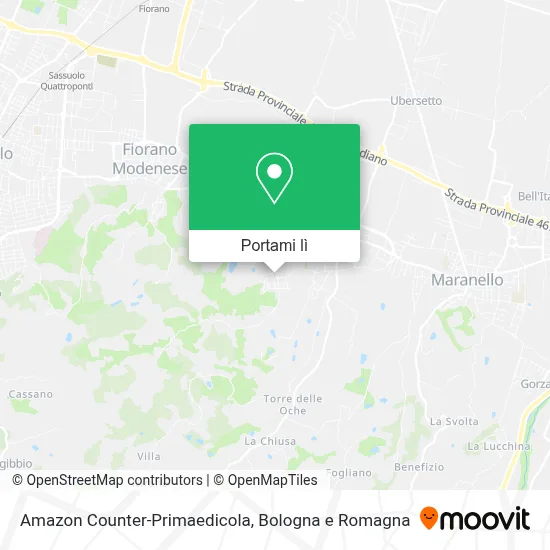 Mappa Amazon Counter-Primaedicola