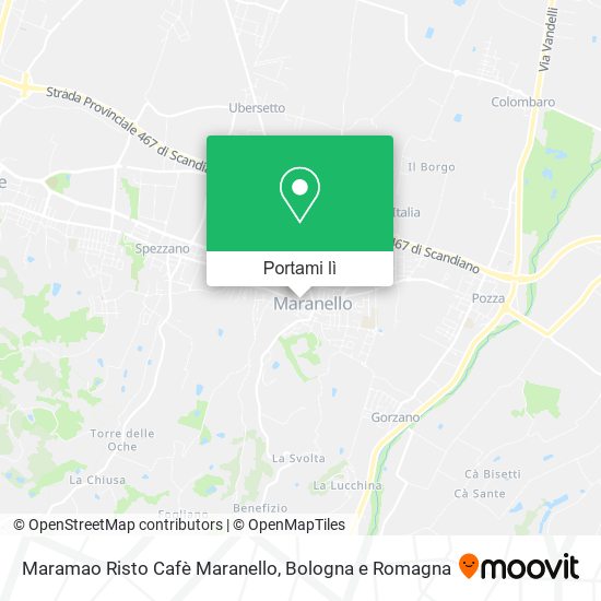 Mappa Maramao Risto Cafè Maranello