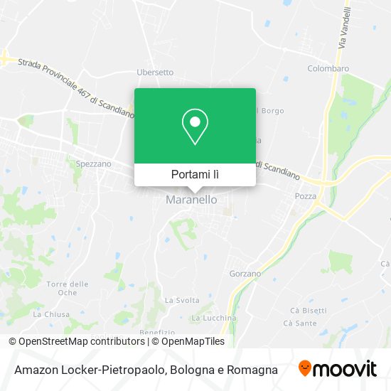 Mappa Amazon Locker-Pietropaolo