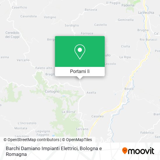 Mappa Barchi Damiano Impianti Elettrici