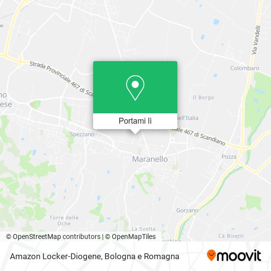 Mappa Amazon Locker-Diogene