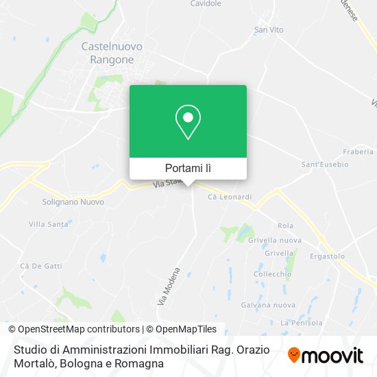 Mappa Studio di Amministrazioni Immobiliari Rag. Orazio Mortalò