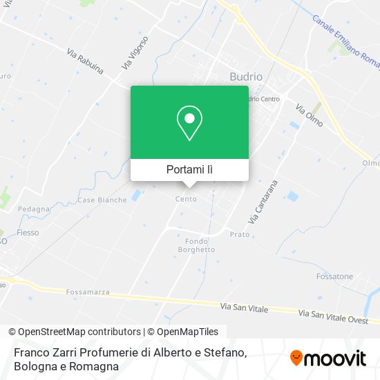 Mappa Franco Zarri Profumerie di Alberto e Stefano