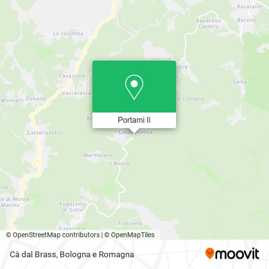 Mappa Cà dal Brass