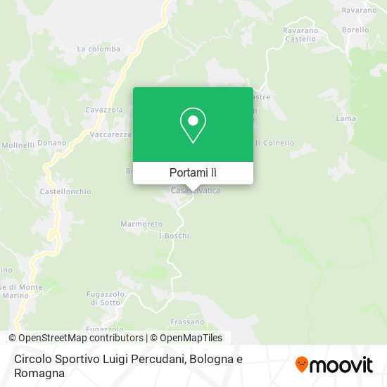 Mappa Circolo Sportivo Luigi Percudani