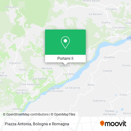 Mappa Piazza Antonia