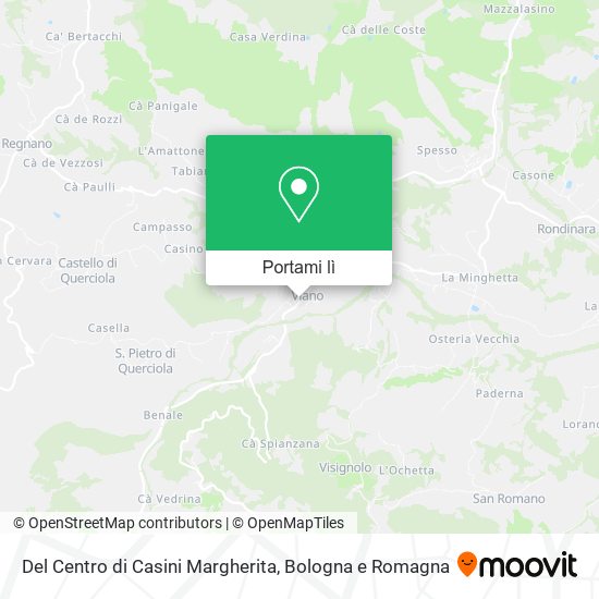 Mappa Del Centro di Casini Margherita