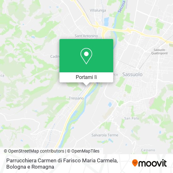Mappa Parrucchiera Carmen di Farisco Maria Carmela