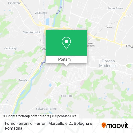 Mappa Forno Ferroni di Ferroni Marcello e C.
