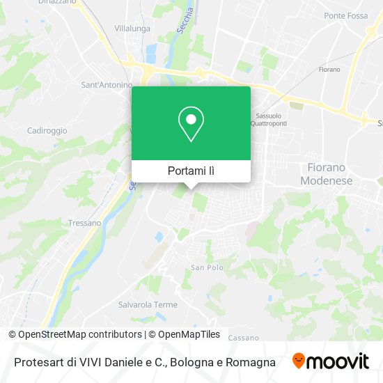 Mappa Protesart di VIVI Daniele e C.