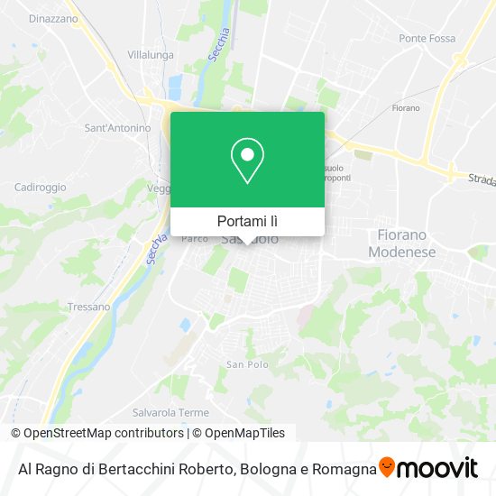 Mappa Al Ragno di Bertacchini Roberto