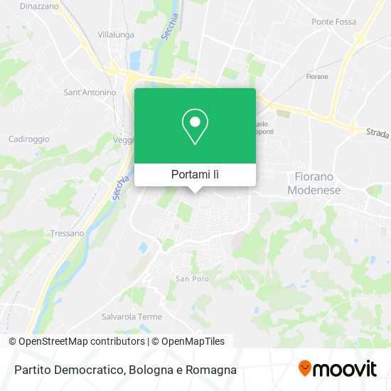 Mappa Partito Democratico