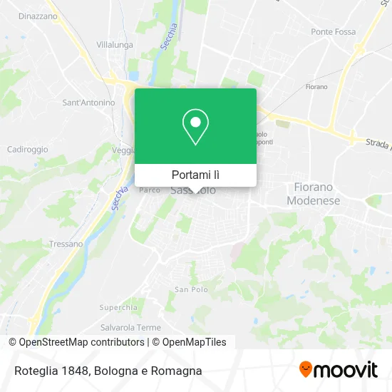 Mappa Roteglia 1848