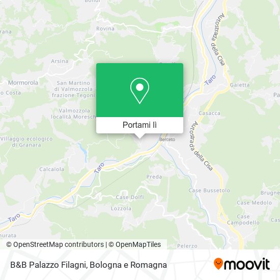 Mappa B&B Palazzo Filagni