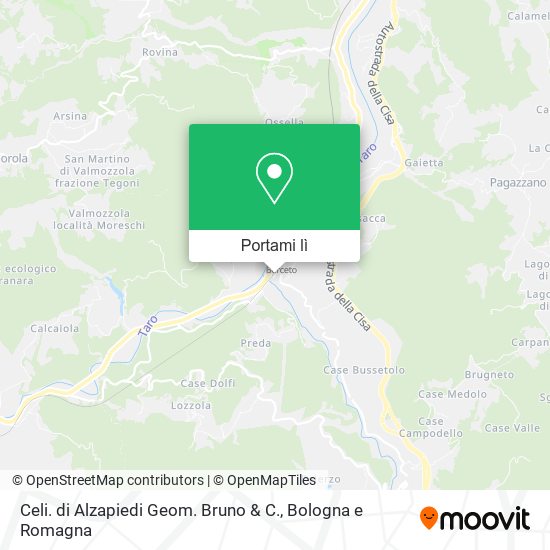 Mappa Celi. di Alzapiedi Geom. Bruno & C.