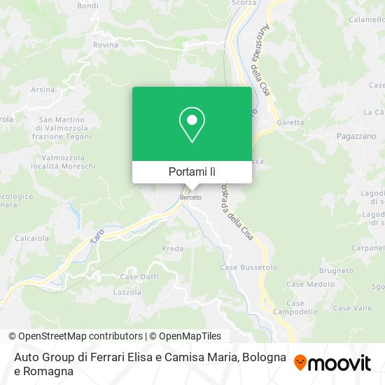 Mappa Auto Group di Ferrari Elisa e Camisa Maria