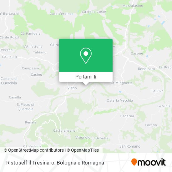 Mappa Ristoself il Tresinaro