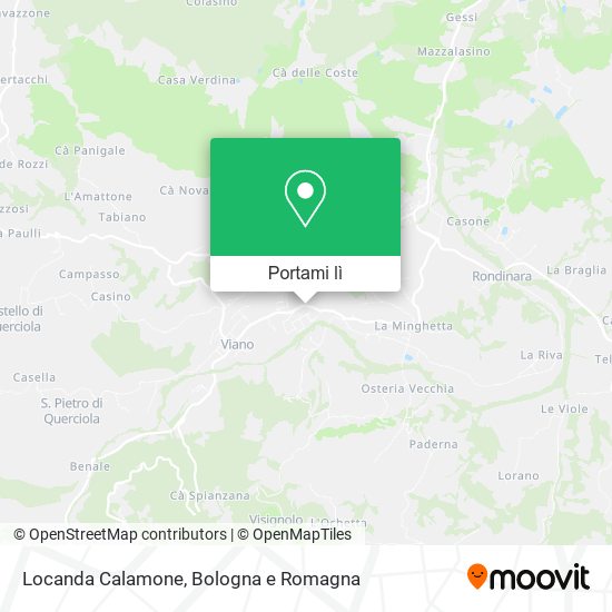 Mappa Locanda Calamone