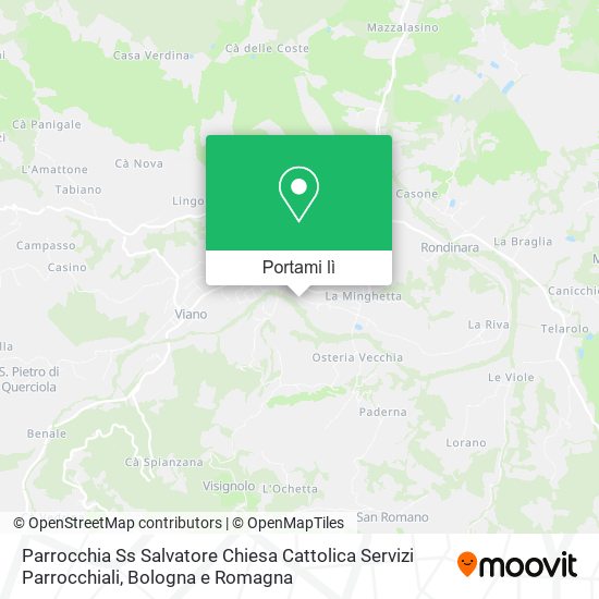 Mappa Parrocchia Ss Salvatore Chiesa Cattolica Servizi Parrocchiali