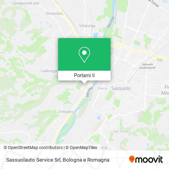 Mappa Sassuolauto Service Srl