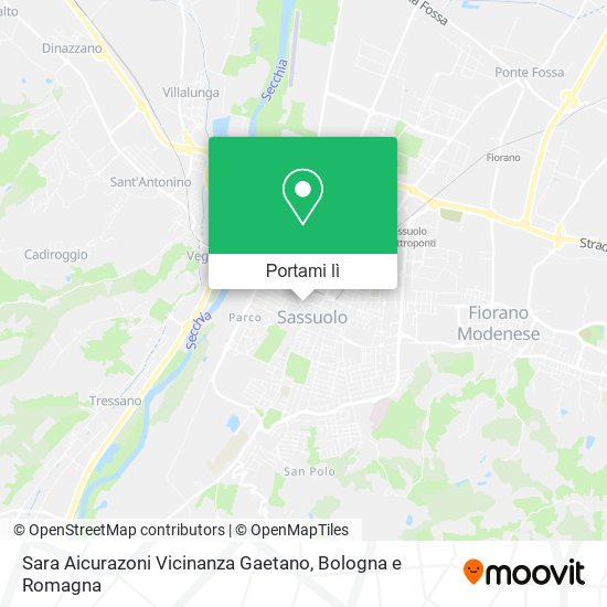 Mappa Sara Aicurazoni Vicinanza Gaetano