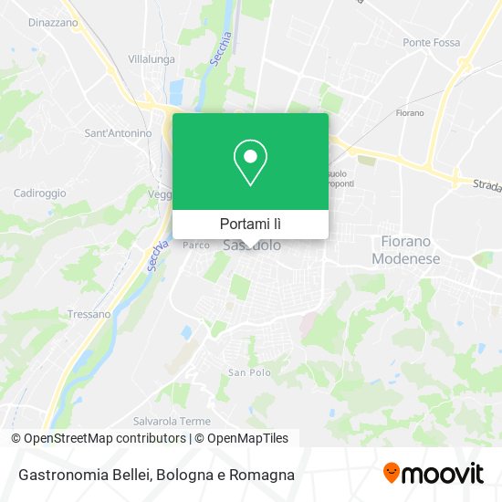 Mappa Gastronomia Bellei