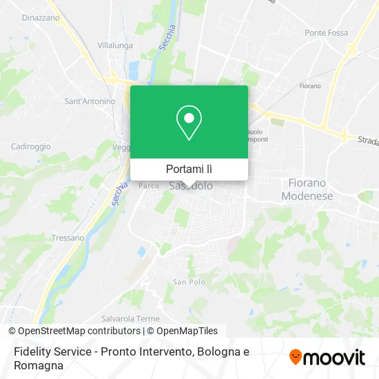 Mappa Fidelity Service - Pronto Intervento