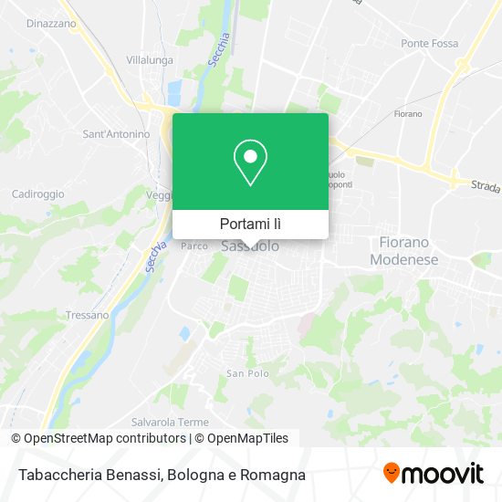 Mappa Tabaccheria Benassi